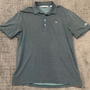 Travis Mathew Teal Kashmir Golf Polo Shirt - Shadow Ridge